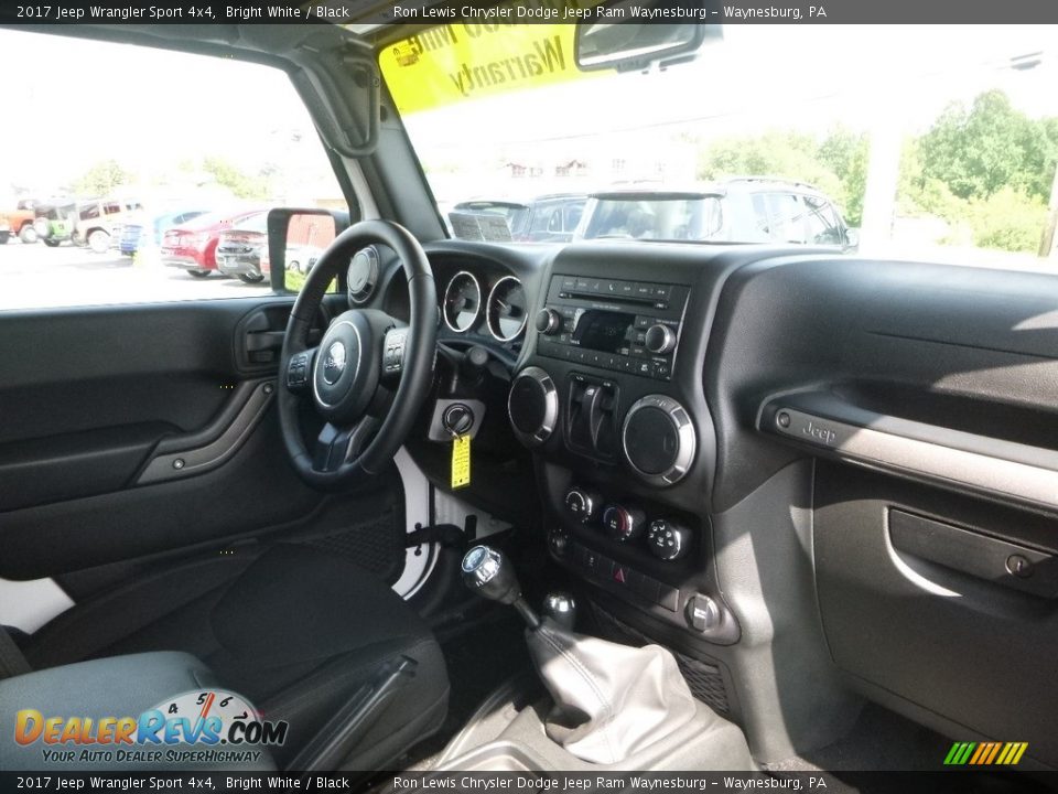 2017 Jeep Wrangler Sport 4x4 Bright White / Black Photo #11