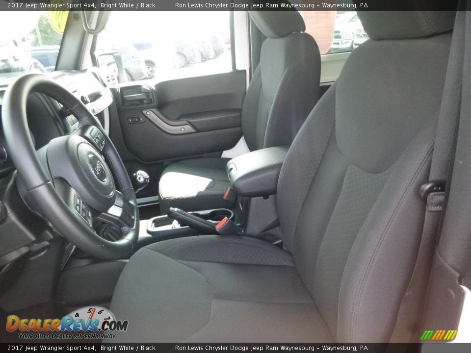 2017 Jeep Wrangler Sport 4x4 Bright White / Black Photo #14