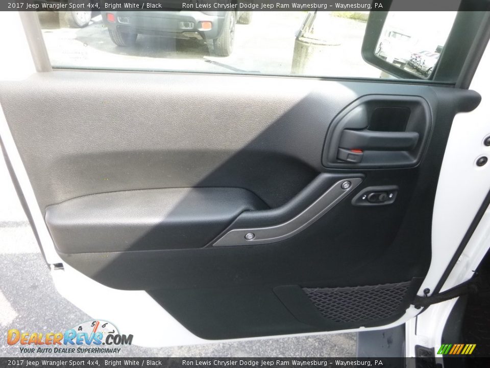 2017 Jeep Wrangler Sport 4x4 Bright White / Black Photo #15