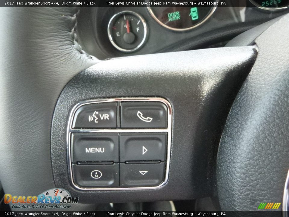 2017 Jeep Wrangler Sport 4x4 Bright White / Black Photo #19