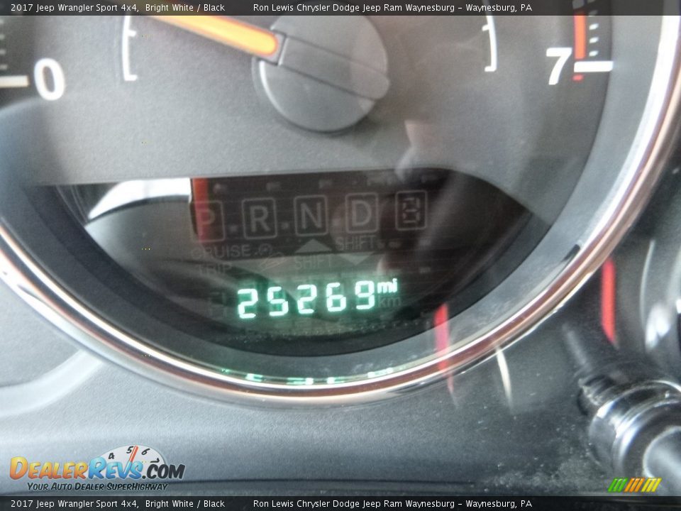 2017 Jeep Wrangler Sport 4x4 Bright White / Black Photo #20