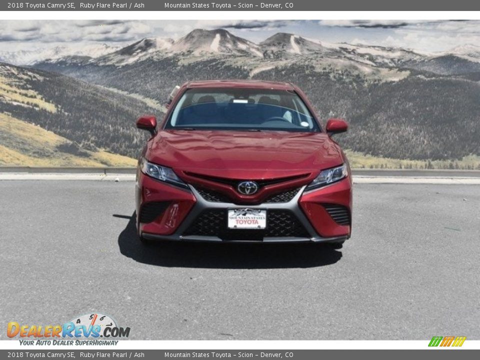 2018 Toyota Camry SE Ruby Flare Pearl / Ash Photo #2