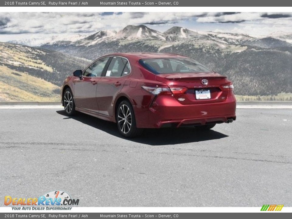 2018 Toyota Camry SE Ruby Flare Pearl / Ash Photo #3