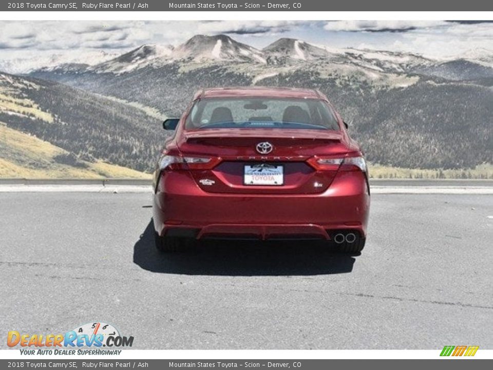 2018 Toyota Camry SE Ruby Flare Pearl / Ash Photo #4