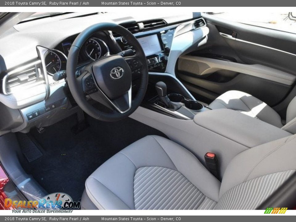 2018 Toyota Camry SE Ruby Flare Pearl / Ash Photo #5