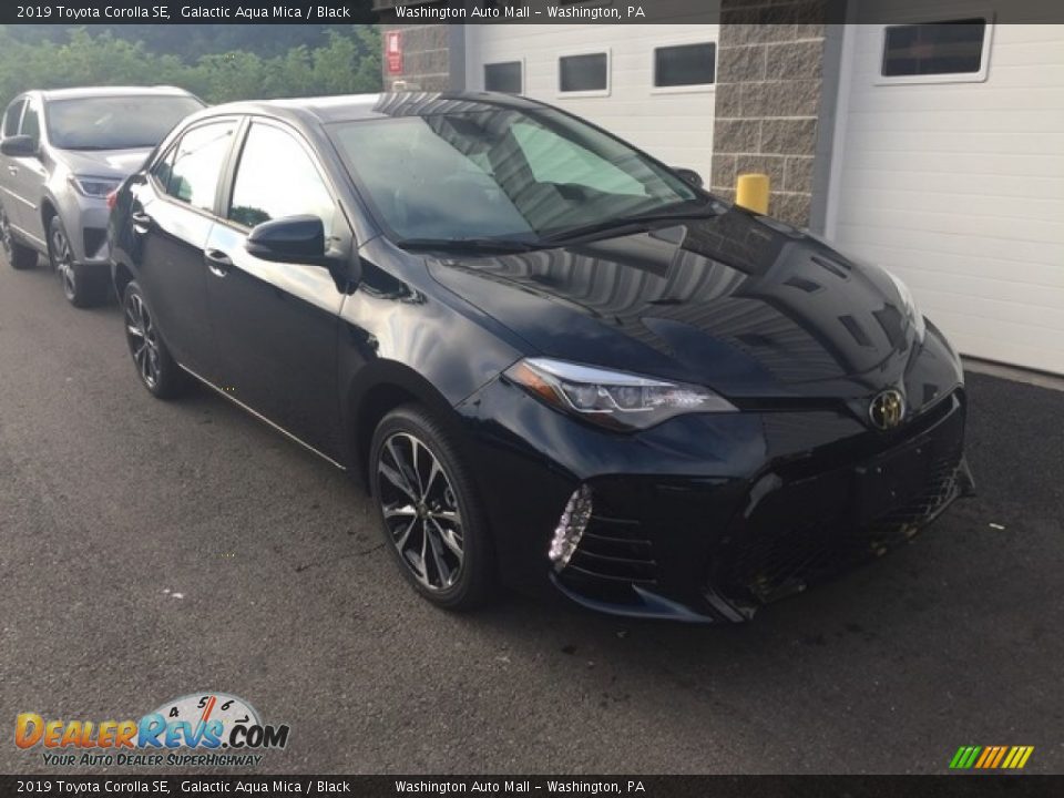 2019 Toyota Corolla SE Galactic Aqua Mica / Black Photo #1