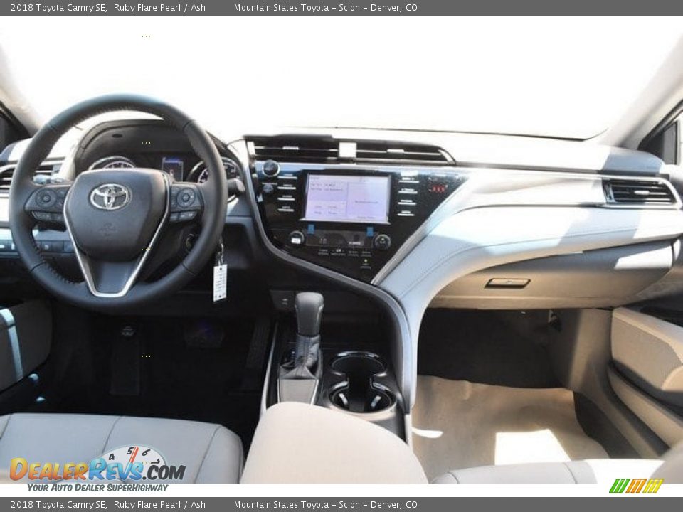 2018 Toyota Camry SE Ruby Flare Pearl / Ash Photo #8