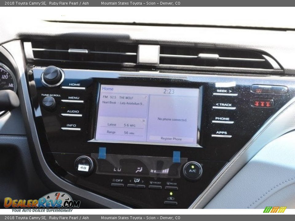 2018 Toyota Camry SE Ruby Flare Pearl / Ash Photo #10