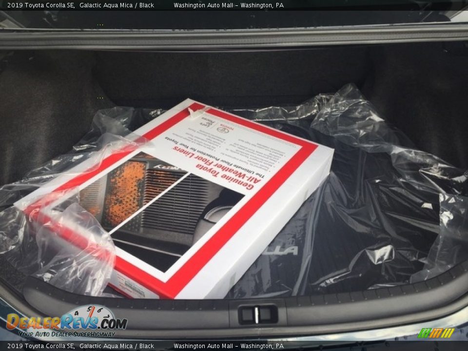 2019 Toyota Corolla SE Galactic Aqua Mica / Black Photo #10