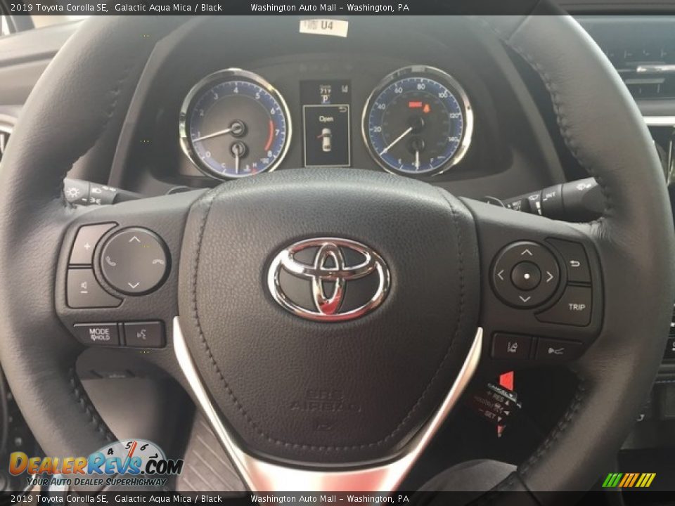 2019 Toyota Corolla SE Galactic Aqua Mica / Black Photo #11