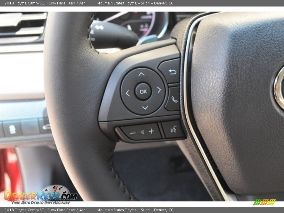 2018 Toyota Camry SE Ruby Flare Pearl / Ash Photo #26