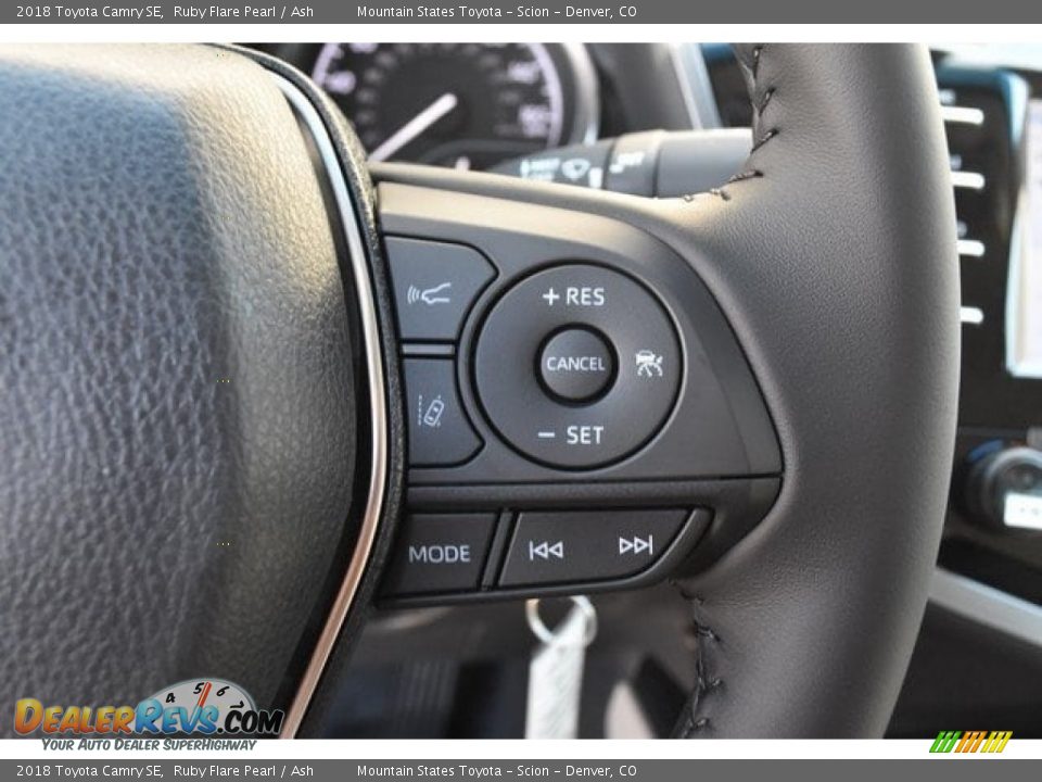 2018 Toyota Camry SE Ruby Flare Pearl / Ash Photo #27
