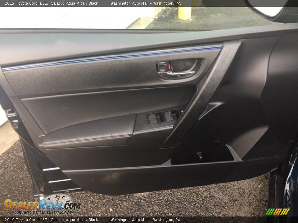 2019 Toyota Corolla SE Galactic Aqua Mica / Black Photo #20