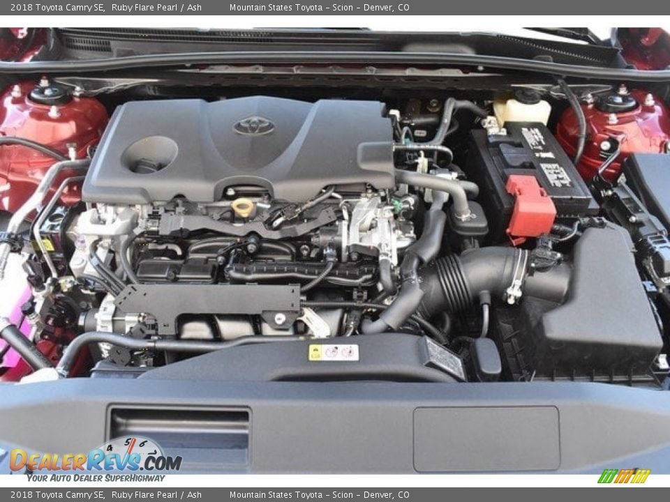 2018 Toyota Camry SE Ruby Flare Pearl / Ash Photo #31