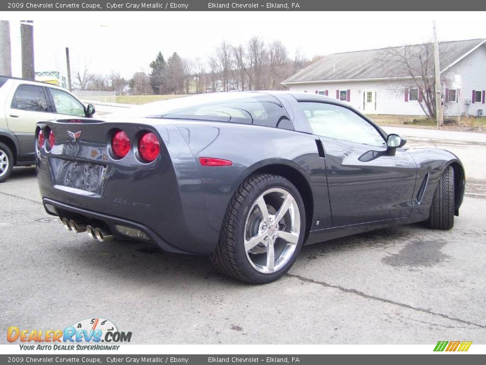 2009 Chevrolet Corvette Coupe Cyber Gray Metallic / Ebony Photo #3