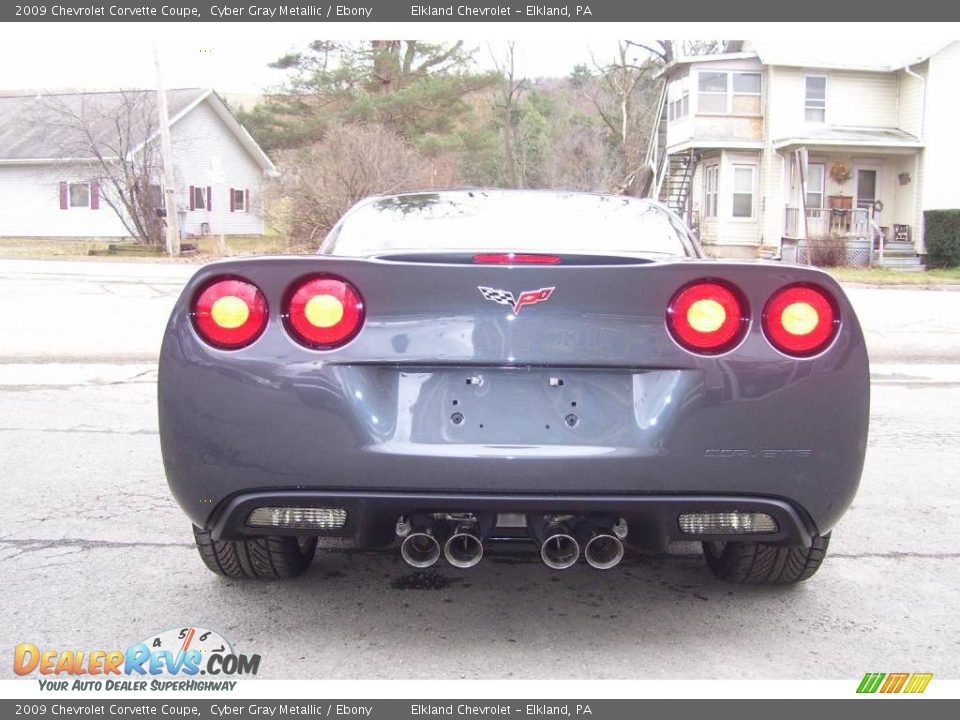 2009 Chevrolet Corvette Coupe Cyber Gray Metallic / Ebony Photo #4