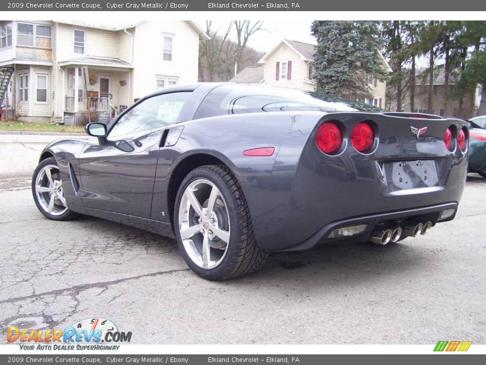 2009 Chevrolet Corvette Coupe Cyber Gray Metallic / Ebony Photo #5