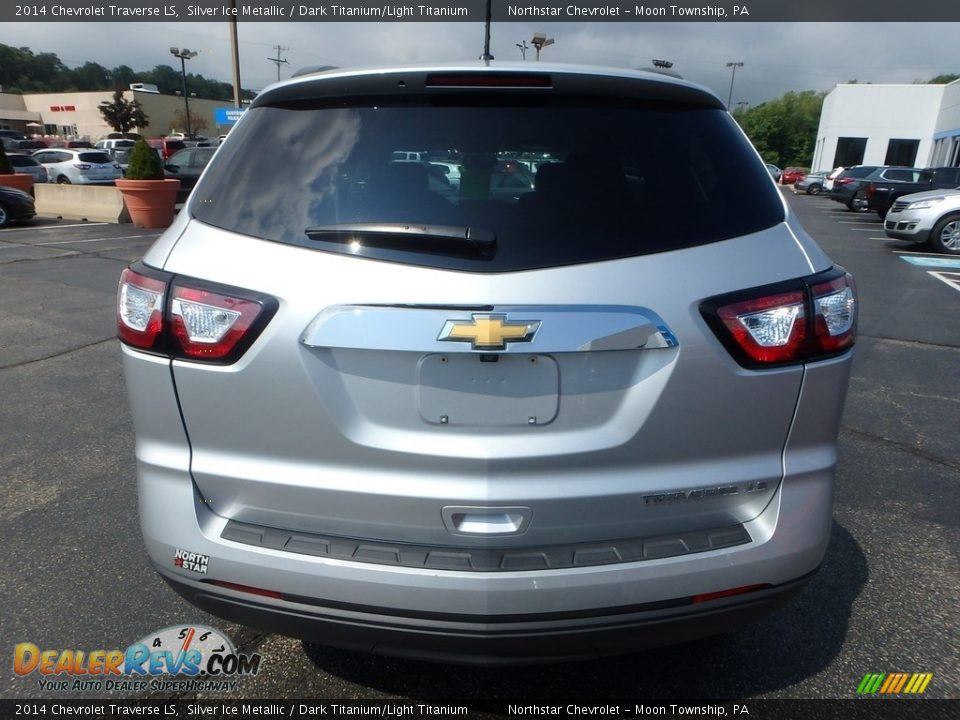 2014 Chevrolet Traverse LS Silver Ice Metallic / Dark Titanium/Light Titanium Photo #6