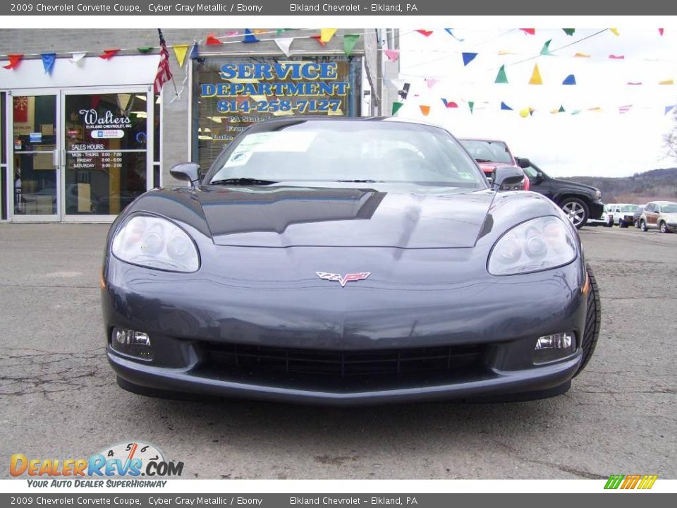 2009 Chevrolet Corvette Coupe Cyber Gray Metallic / Ebony Photo #7