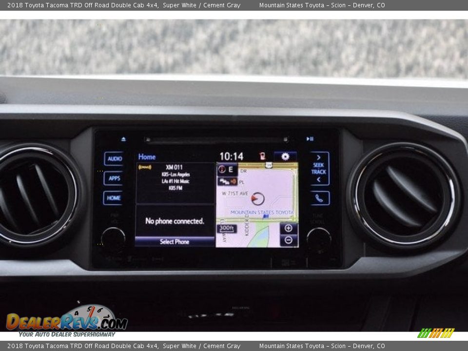 2018 Toyota Tacoma TRD Off Road Double Cab 4x4 Super White / Cement Gray Photo #10