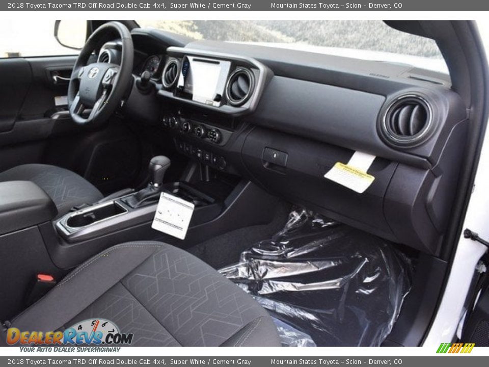 2018 Toyota Tacoma TRD Off Road Double Cab 4x4 Super White / Cement Gray Photo #11