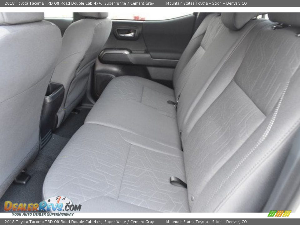 2018 Toyota Tacoma TRD Off Road Double Cab 4x4 Super White / Cement Gray Photo #15