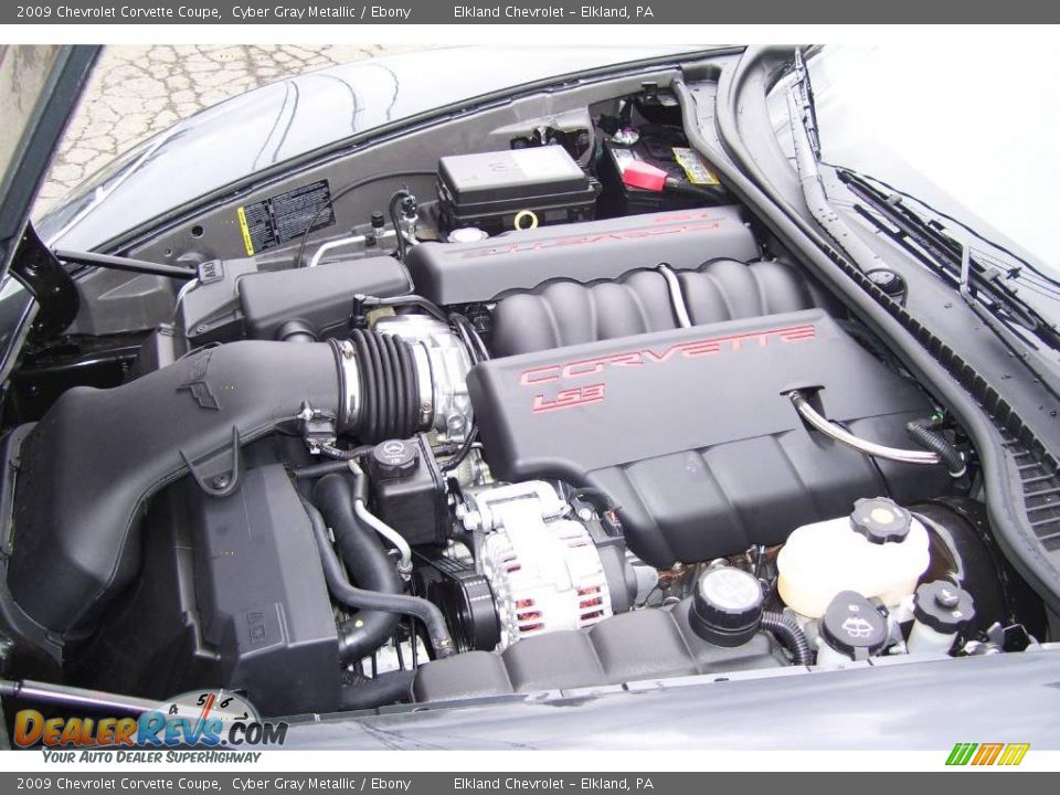 2009 Chevrolet Corvette Coupe Cyber Gray Metallic / Ebony Photo #9