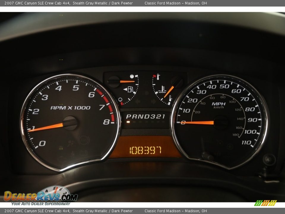 2007 GMC Canyon SLE Crew Cab 4x4 Stealth Gray Metallic / Dark Pewter Photo #8