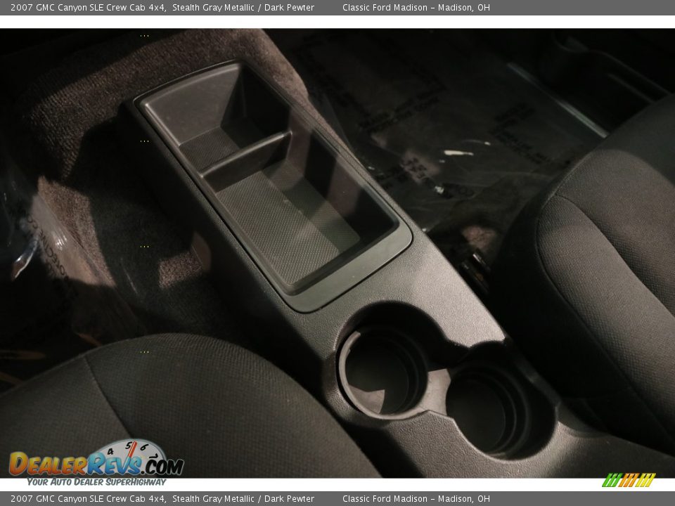 2007 GMC Canyon SLE Crew Cab 4x4 Stealth Gray Metallic / Dark Pewter Photo #10