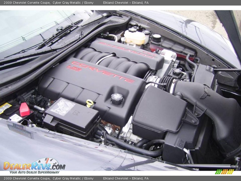2009 Chevrolet Corvette Coupe Cyber Gray Metallic / Ebony Photo #10