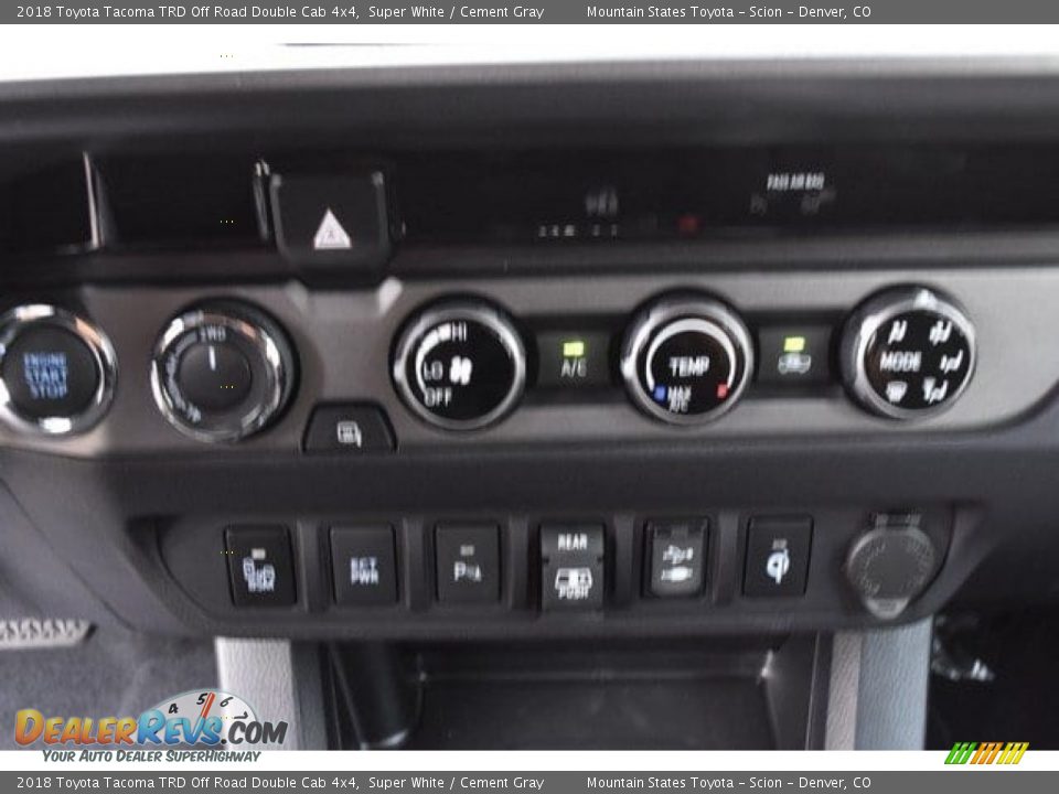 2018 Toyota Tacoma TRD Off Road Double Cab 4x4 Super White / Cement Gray Photo #29