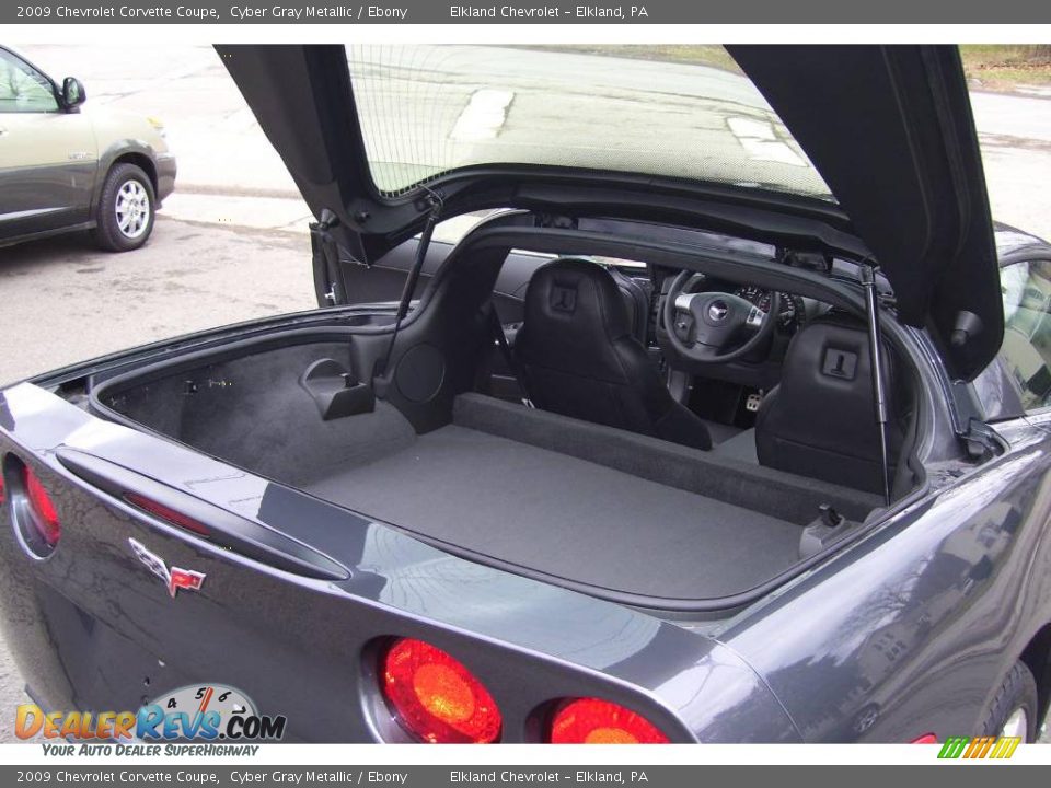 2009 Chevrolet Corvette Coupe Cyber Gray Metallic / Ebony Photo #11