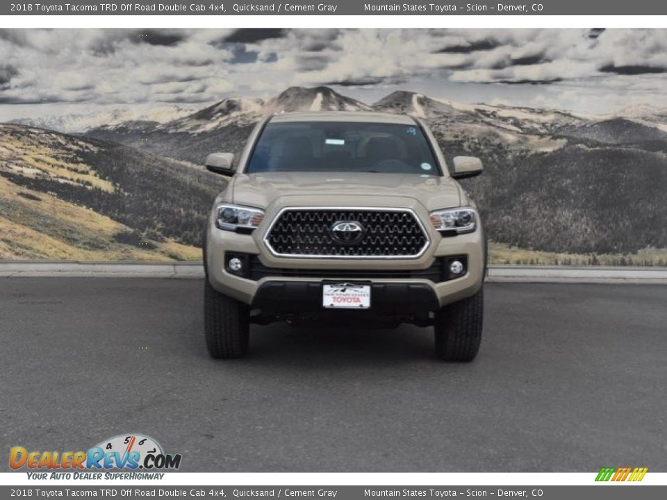 2018 Toyota Tacoma TRD Off Road Double Cab 4x4 Quicksand / Cement Gray Photo #2