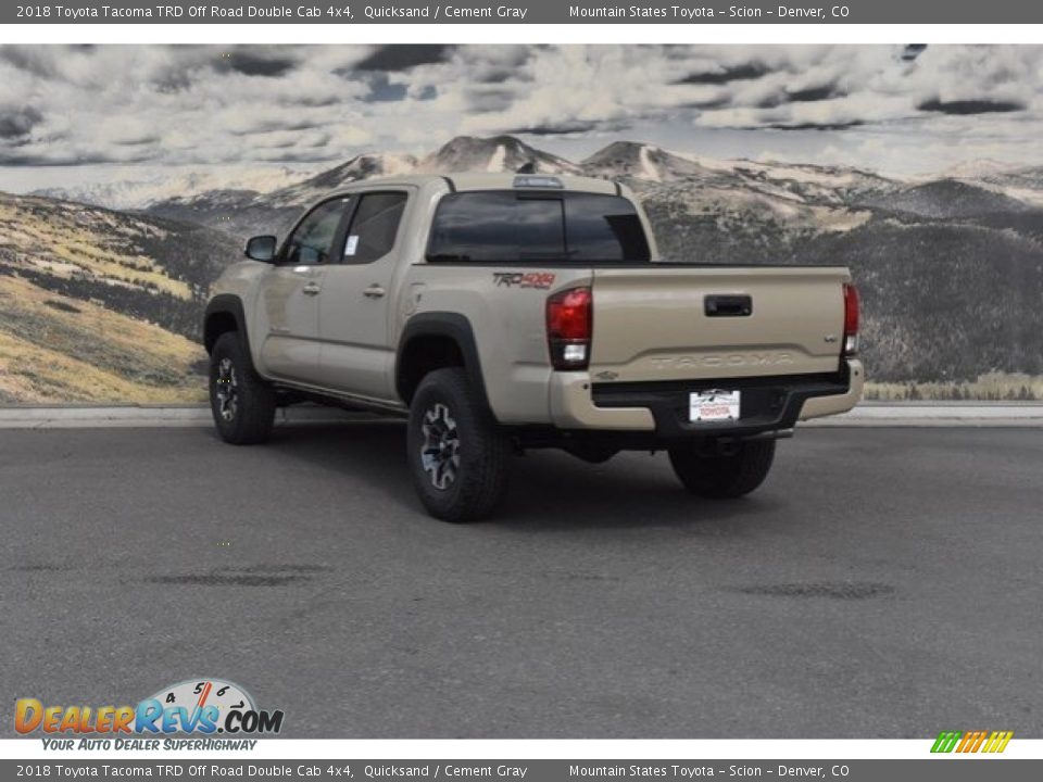 2018 Toyota Tacoma TRD Off Road Double Cab 4x4 Quicksand / Cement Gray Photo #3