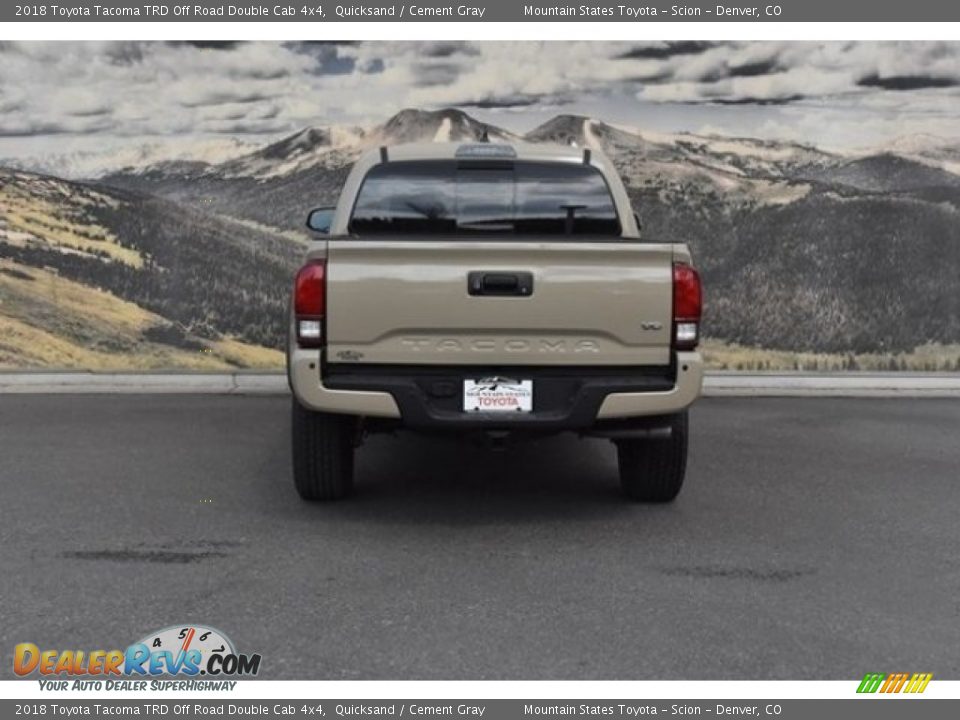 2018 Toyota Tacoma TRD Off Road Double Cab 4x4 Quicksand / Cement Gray Photo #4