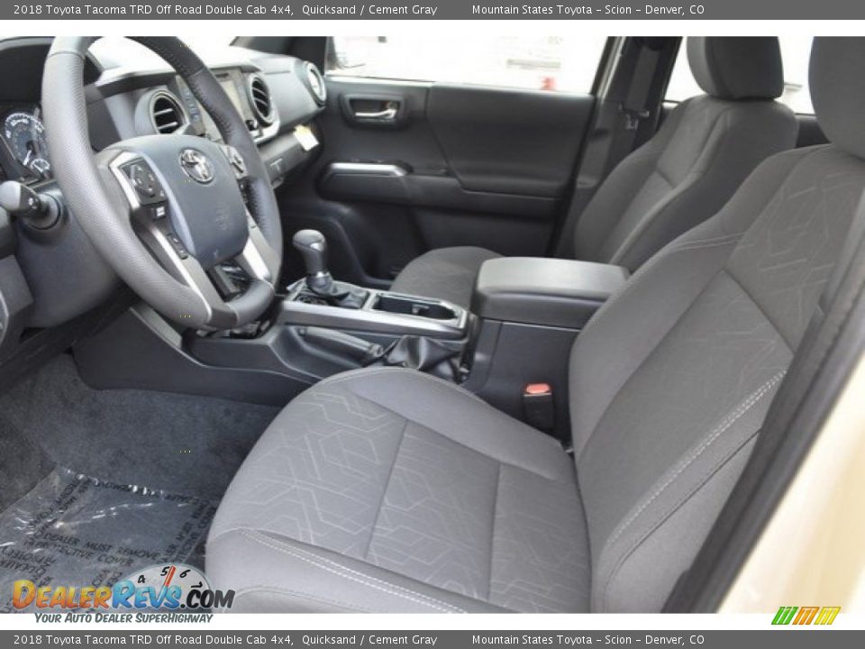 2018 Toyota Tacoma TRD Off Road Double Cab 4x4 Quicksand / Cement Gray Photo #6
