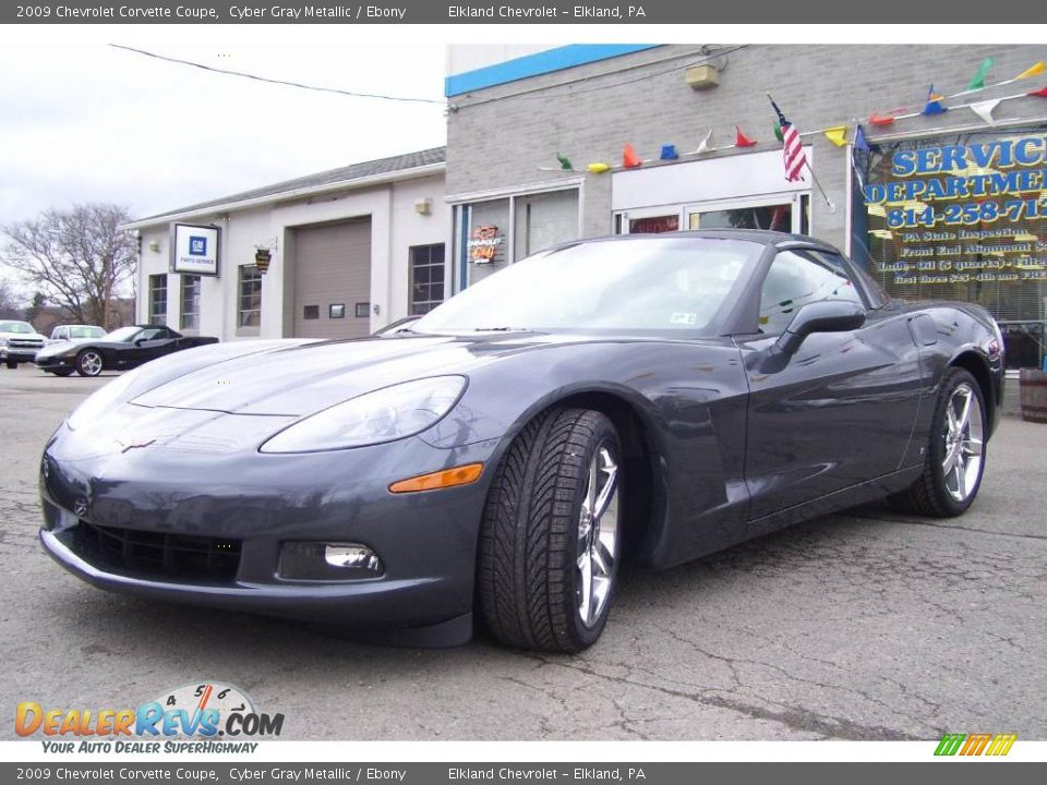 2009 Chevrolet Corvette Coupe Cyber Gray Metallic / Ebony Photo #12