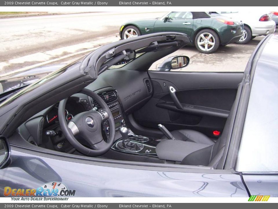 2009 Chevrolet Corvette Coupe Cyber Gray Metallic / Ebony Photo #13