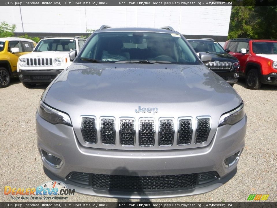2019 Jeep Cherokee Limited 4x4 Billet Silver Metallic / Black Photo #8