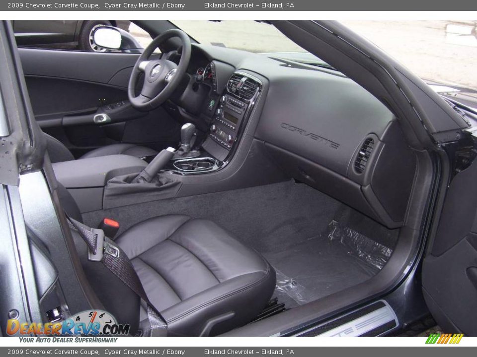 2009 Chevrolet Corvette Coupe Cyber Gray Metallic / Ebony Photo #16
