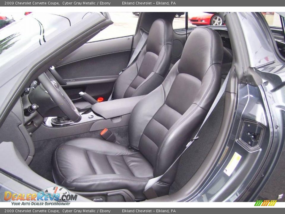 2009 Chevrolet Corvette Coupe Cyber Gray Metallic / Ebony Photo #18