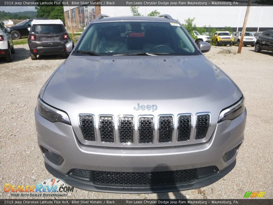 2019 Jeep Cherokee Latitude Plus 4x4 Billet Silver Metallic / Black Photo #8