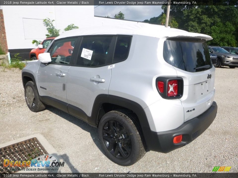 2018 Jeep Renegade Latitude 4x4 Glacier Metallic / Black Photo #3