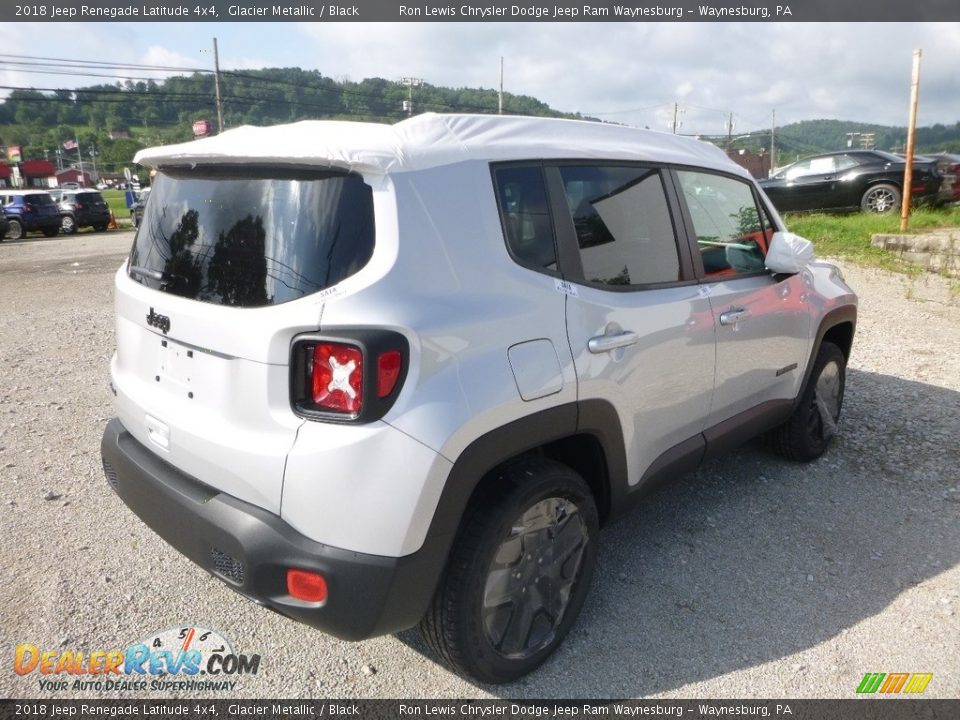 2018 Jeep Renegade Latitude 4x4 Glacier Metallic / Black Photo #5