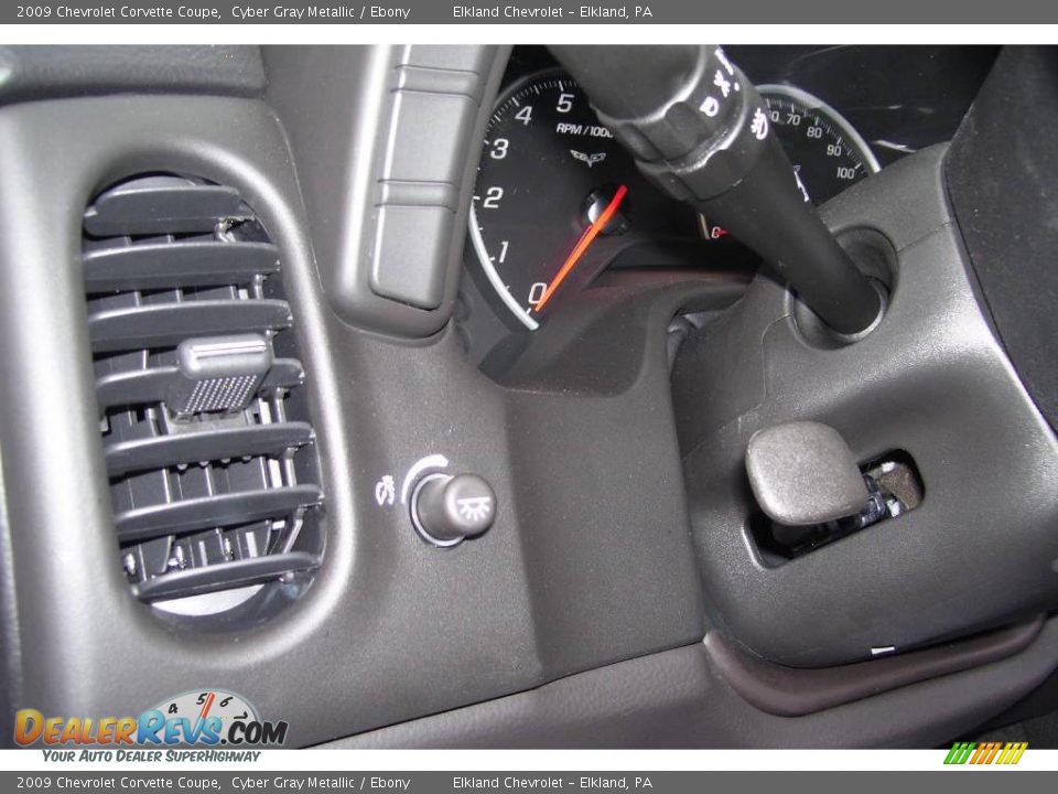 2009 Chevrolet Corvette Coupe Cyber Gray Metallic / Ebony Photo #22