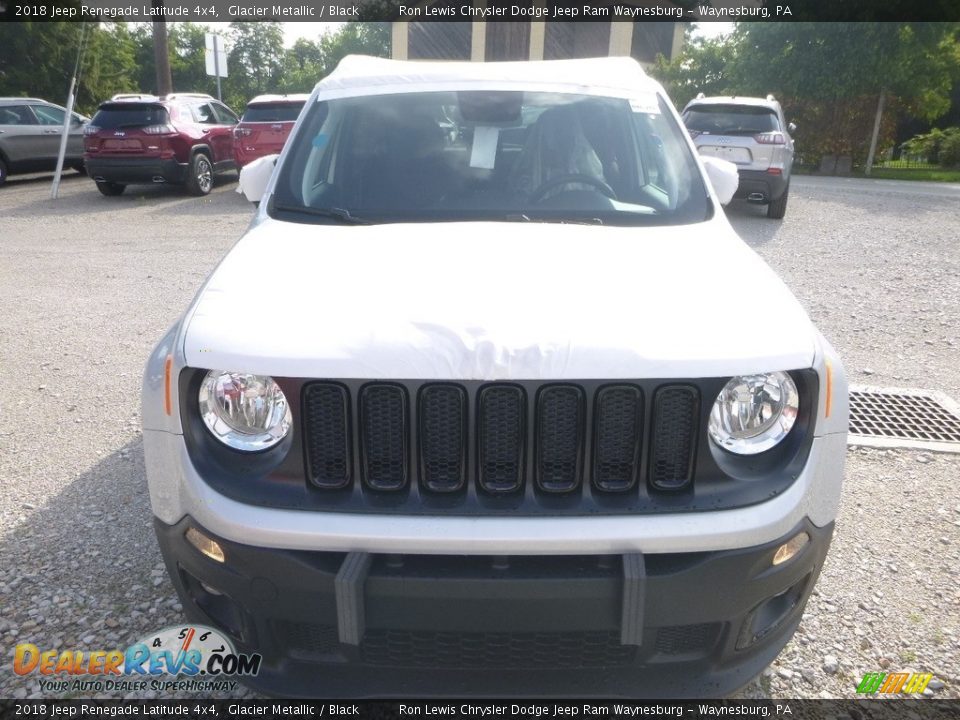 2018 Jeep Renegade Latitude 4x4 Glacier Metallic / Black Photo #8