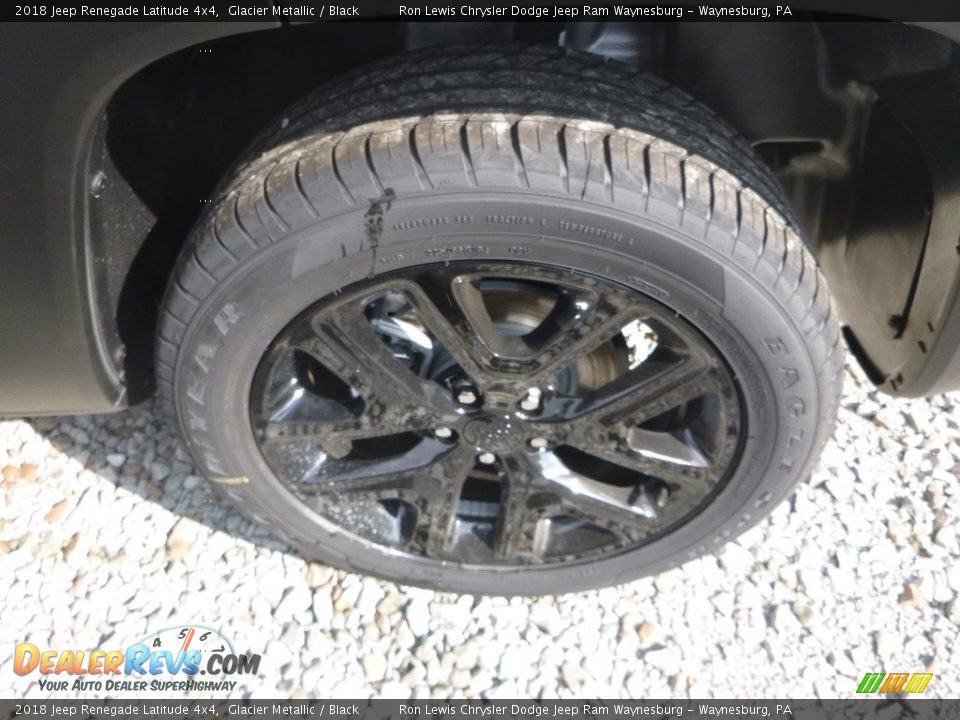 2018 Jeep Renegade Latitude 4x4 Glacier Metallic / Black Photo #9