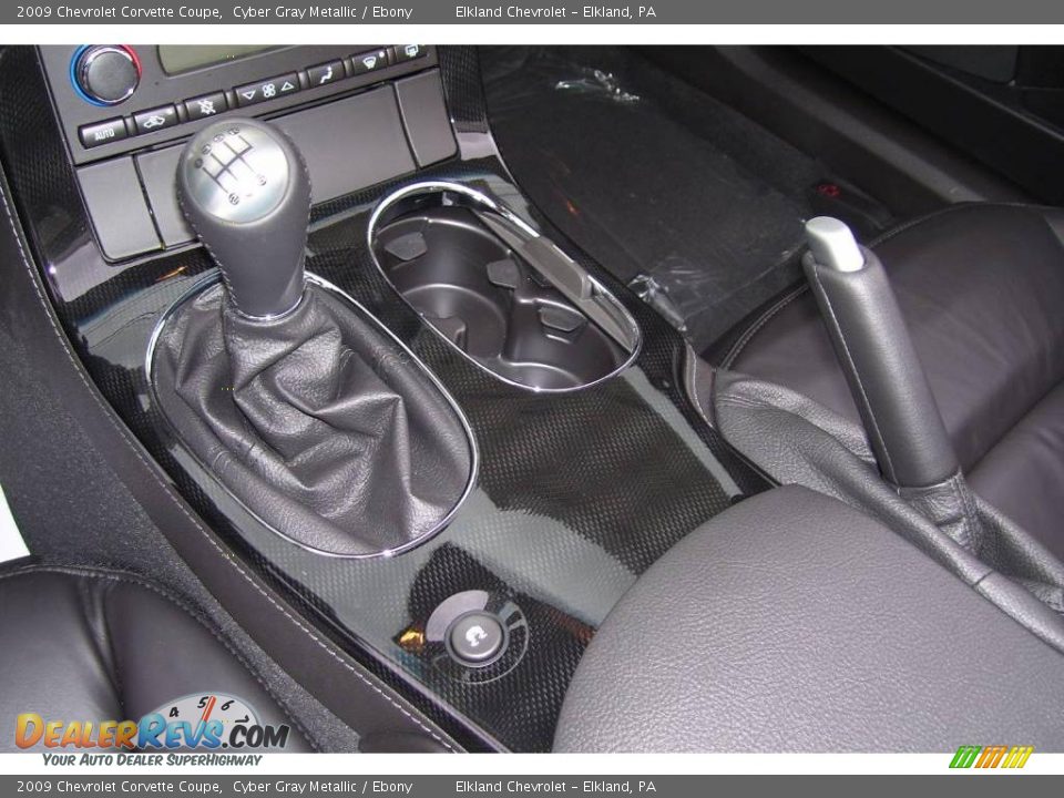 2009 Chevrolet Corvette Coupe Cyber Gray Metallic / Ebony Photo #23