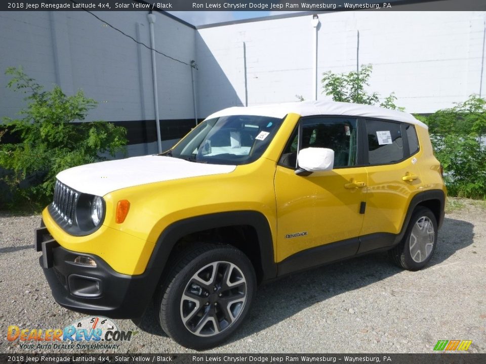 2018 Jeep Renegade Latitude 4x4 Solar Yellow / Black Photo #1