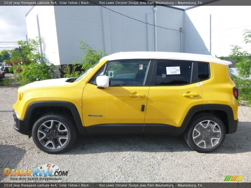 2018 Jeep Renegade Latitude 4x4 Solar Yellow / Black Photo #3